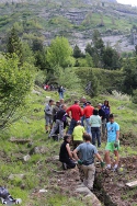  Petit conciliabule pour se repartir sur le chantier